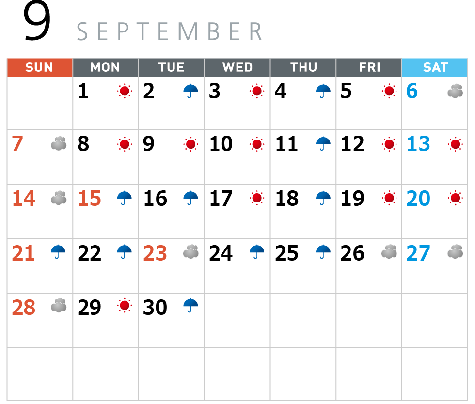 9月